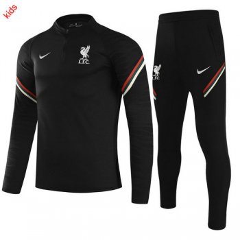 maglia Liverpool formazione manica lunga bambino Nero 2022