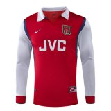 prima maglia Arsenal Retro manica lunga 1998