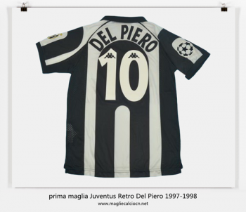 prima maglia Juventus Retro Del Piero 1997-1998