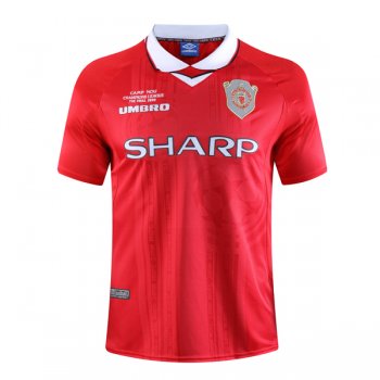 prima maglia Manchester United Retro 1999 2000