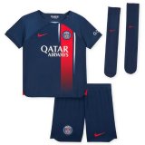 prima maglia PSG bambino 2024 con calze