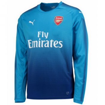 seconda maglia Arsenal manica lunga 2018