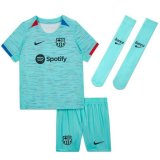 terza maglia Barcellona bambino 2024 con calze