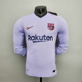 Versione del giocatore maglia Barcellona ML seconda 2022