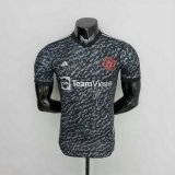 Versione del giocatore maglia Manchester United Nero-01 2023