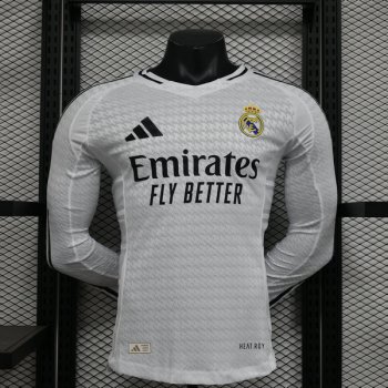 Versione del giocatore maglia Real Madrid ML casa 2025