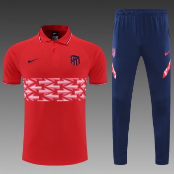 maglia Atletico Madrid Polo Rosso Bianco modello 2023