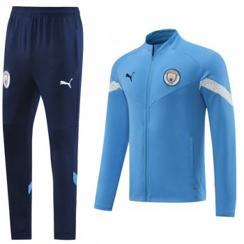 maglia Manchester City Giacca blu-01 2023