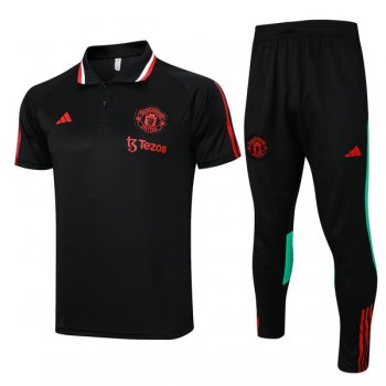 maglia Manchester United Polo nero 2024