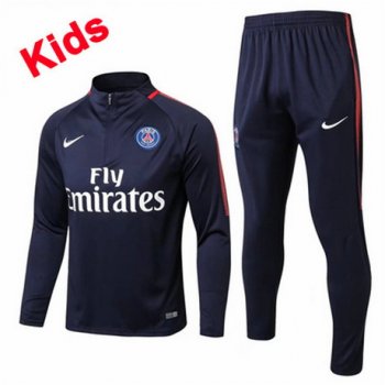 maglia PSG formazione manica lunga bambino 2018