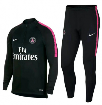 maglia PSG formazione manica lunga rosa 2018