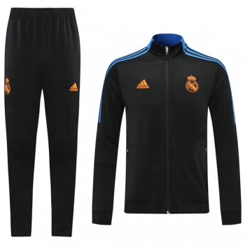 maglia Real Madrid Giacca Zip lunga 2022 Nero