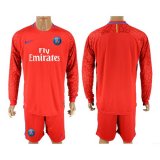 maglia portiere PSG manica lunga rosso 2018