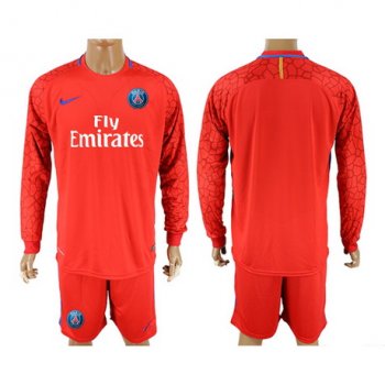 maglia portiere PSG manica lunga rosso 2018