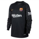 portiere maglia Barcellona manica lunga nero 2018