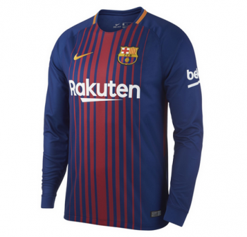 prima maglia Barcellona manica lunga 2018