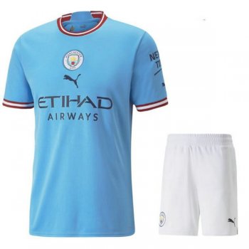 prima maglia Manchester City bambino 2023