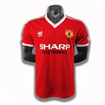 prima maglia Manchester United Retro rosso 1983