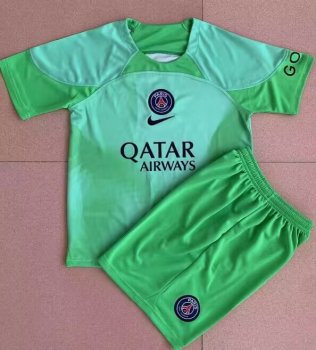 Portiere maglia PSG bambino verde 2023