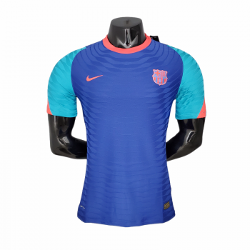 Versione del giocatore maglia Barcellona formazione 2022 blu