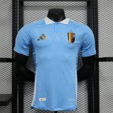 Versione del giocatore maglia Belgio seconda 2025