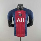 Versione del giocatore maglia PSG Rosso blu 2023