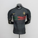 Versione del giocatore maglia Portogallo Formazione 2023 Nero