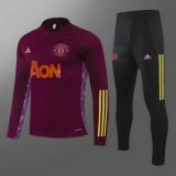 maglia Manchester United formazione manica lunga rosso 2021