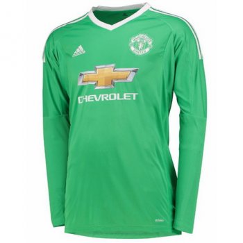 maglia Manchester United manica lunga verde 2018