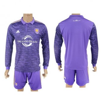 maglia Orlando City manica lunga porpora 2018