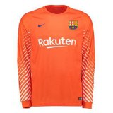 portiere maglia Barcellona manica lunga arancione 2018