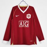 prima maglia Manchester United Retro manica lunga 2006 2007