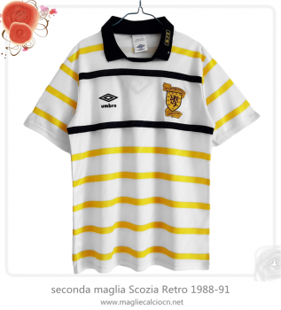 seconda maglia Scozia Retro 1988-91