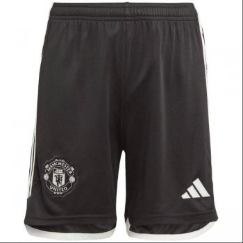 Manchester United Pantaloncino-01 2024 Nero