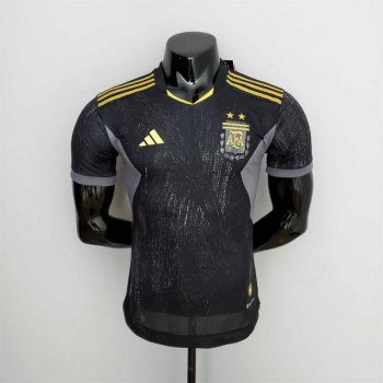 Versione del giocatore maglia Argentina Nero 2023