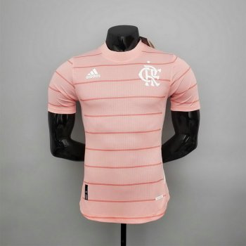 Versione del giocatore maglia Flamengo Rosa 2022