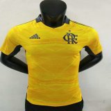 Versione del giocatore maglia Flamengo giallo 2022