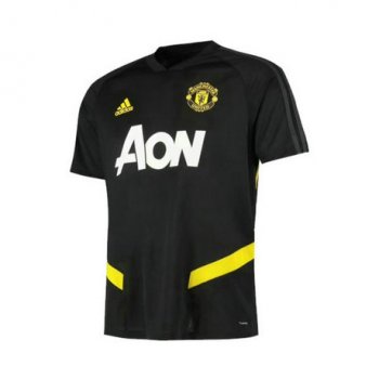 maglia Manchester United formazione nero 2020