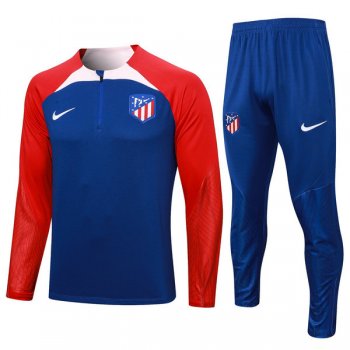 maglia Atletico Madrid formazione manica lunga blu 2024