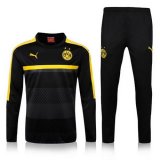 maglia Borussia Dortmund formazione manica lunga nero 2017