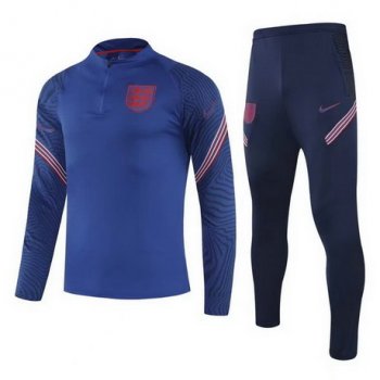 maglia Inghilterra formazione manica lunga blu-01 2021