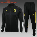 maglia Juventus Giacca bambino nero 2024