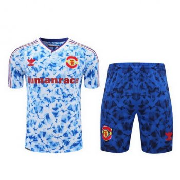 maglia Manchester United formazione blu 2021