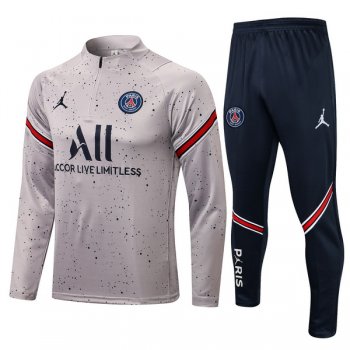 maglia PSG formazione manica lunga grigio 2022