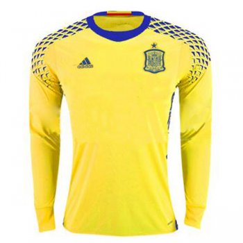 portiere maglia Spagna manica lunga Amarillo 2018