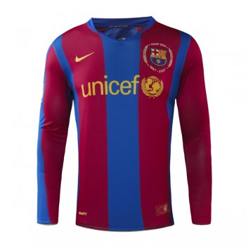 prima maglia Barcellona Retro manica lunga 2007 2008