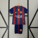 prima maglia Barcellona bambino Retro 2014-2015