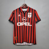 prima maglia Milan Retro 1999-2000