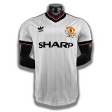 seconda maglia Manchester United Retro bianca 1983